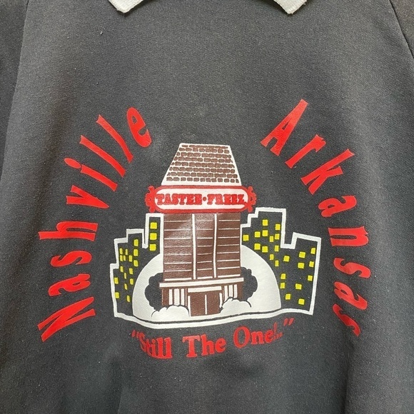 TASTEE FREEZE 1980s vintage retro collared crewneck sweater uniform arkansas - Picture 11 of 11